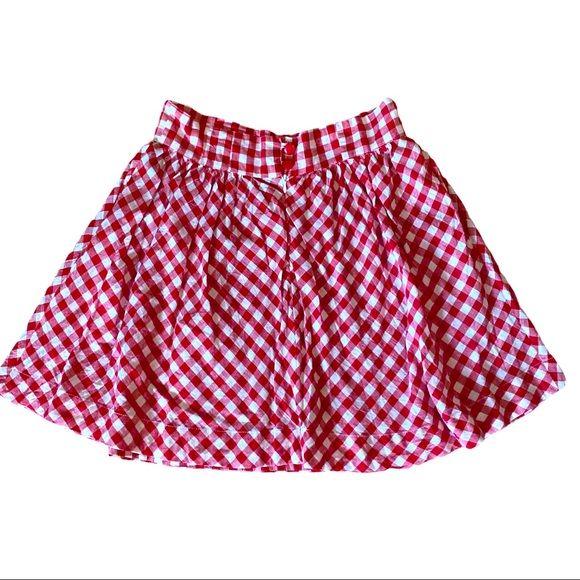 Forever 21 Red Gingham Skater Skirt | Medium - Picture 2 of 9